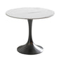 Modern Round Stone Dining Table 1/3/4/5 Pieces Dining Set for Dining Room