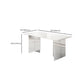 Mesa de comedor rectangular moderna 1/2/5/7 piezas de comedor de piedra para comedor
