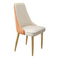 Glam Style Side Chair Leather Parsons Back Dining Chair for Home Clearhalo 'Dining Chairs' 'Dining Tables & Seating' 'dining_chair' 'furn' 'furn_dining_chair' 'Furniture' 'Kitchen & Dining Furniture' 7013899