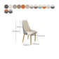 Glam Style Side Chair Leather Parsons Back Dining Chair for Home Clearhalo 'Dining Chairs' 'Dining Tables & Seating' 'dining_chair' 'furn' 'furn_dining_chair' 'Furniture' 'Kitchen & Dining Furniture' 7013958