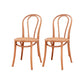 Solid Wood Side Chair Windsor Back Dining Chair for Living Room Brown Yellow 2 Piece Set Clearhalo 'Dining Chairs' 'Dining Tables & Seating' 'dining_chair' 'furn' 'furn_dining_chair' 'Furniture' 'Kitchen & Dining Furniture' 7013980