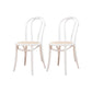 Solid Wood Side Chair Windsor Back Dining Chair for Living Room White-Yellow 2 Piece Set Clearhalo 'Dining Chairs' 'Dining Tables & Seating' 'dining_chair' 'furn' 'furn_dining_chair' 'Furniture' 'Kitchen & Dining Furniture' 7013990