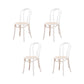 Solid Wood Side Chair Windsor Back Dining Chair for Living Room White-Yellow 4 Piece Set Clearhalo 'Dining Chairs' 'Dining Tables & Seating' 'dining_chair' 'furn' 'furn_dining_chair' 'Furniture' 'Kitchen & Dining Furniture' 7013991