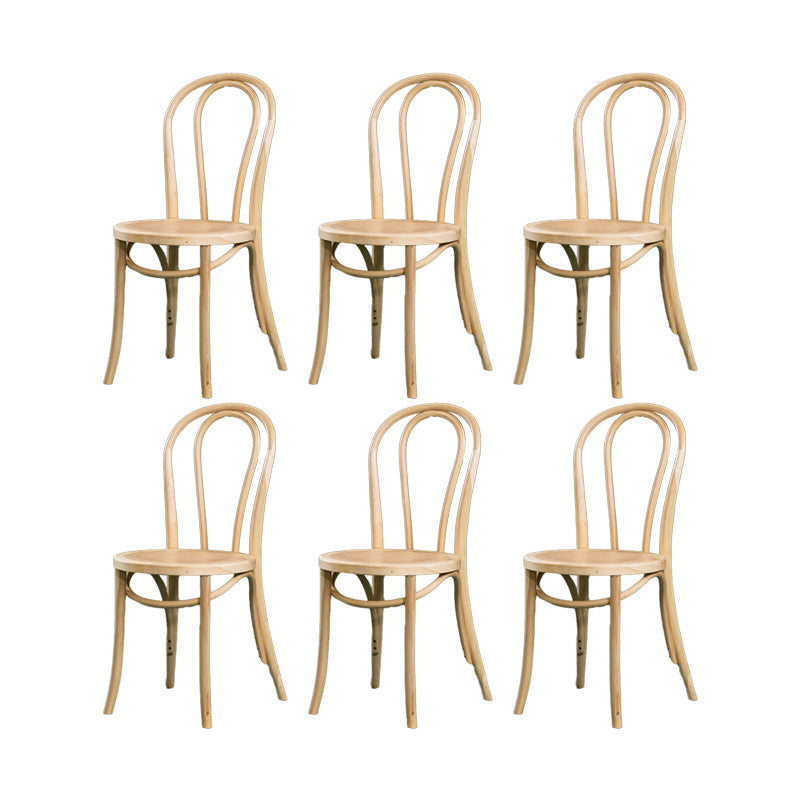 Solid Wood Side Chair Windsor Back Dining Chair for Living Room Wood 6 Piece Set Clearhalo 'Dining Chairs' 'Dining Tables & Seating' 'dining_chair' 'furn' 'furn_dining_chair' 'Furniture' 'Kitchen & Dining Furniture' 7013997