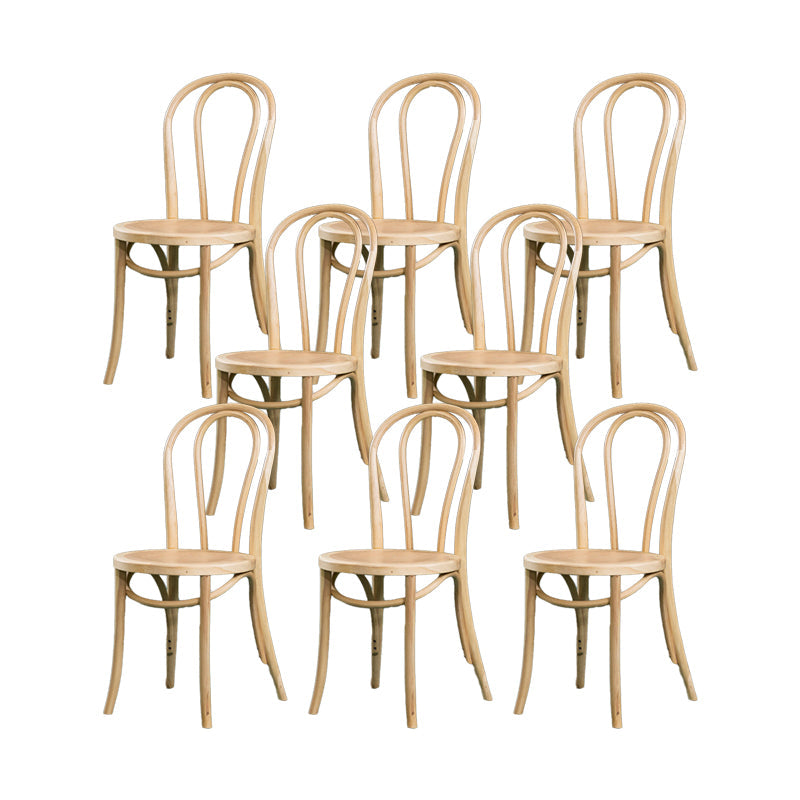 Solid Wood Side Chair Windsor Back Dining Chair for Living Room Wood 8 Piece Set Clearhalo 'Dining Chairs' 'Dining Tables & Seating' 'dining_chair' 'furn' 'furn_dining_chair' 'Furniture' 'Kitchen & Dining Furniture' 7013998