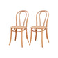 Solid Wood Side Chair Windsor Back Dining Chair for Living Room Natural Wood Yellow 2 Piece Set Clearhalo 'Dining Chairs' 'Dining Tables & Seating' 'dining_chair' 'furn' 'furn_dining_chair' 'Furniture' 'Kitchen & Dining Furniture' 7014010