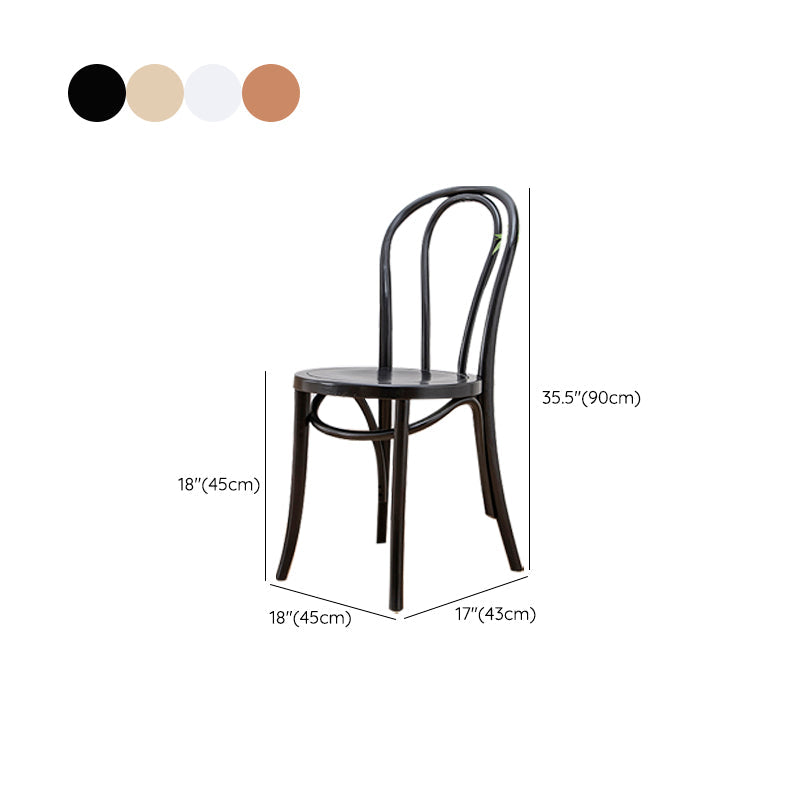 Solid Wood Side Chair Windsor Back Dining Chair for Living Room Clearhalo 'Dining Chairs' 'Dining Tables & Seating' 'dining_chair' 'furn' 'furn_dining_chair' 'Furniture' 'Kitchen & Dining Furniture' 7014015