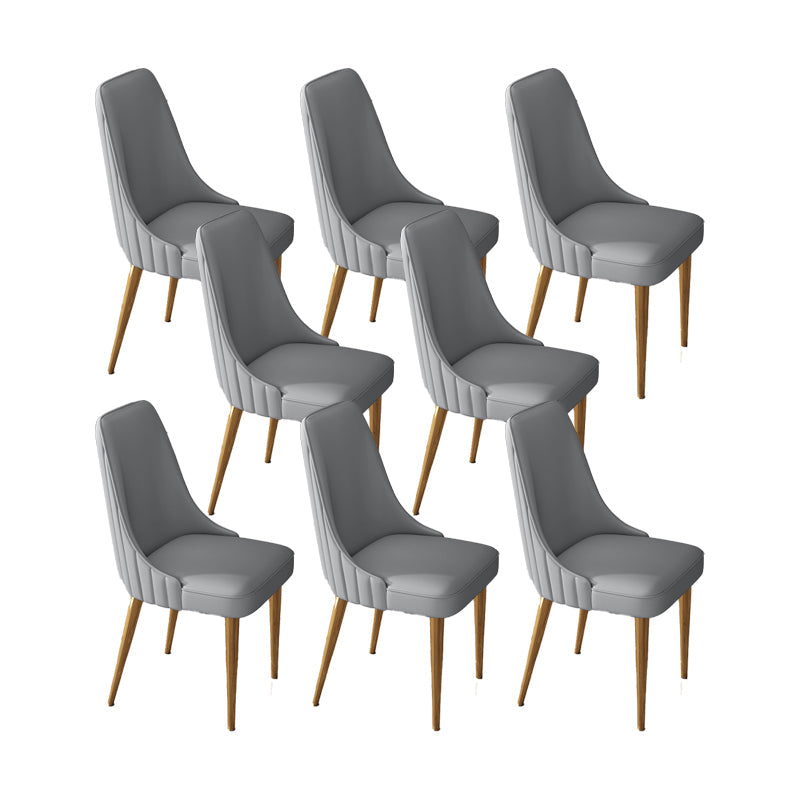 Silla de comedor de estilo glamorante silla de comedor de cuero para casa