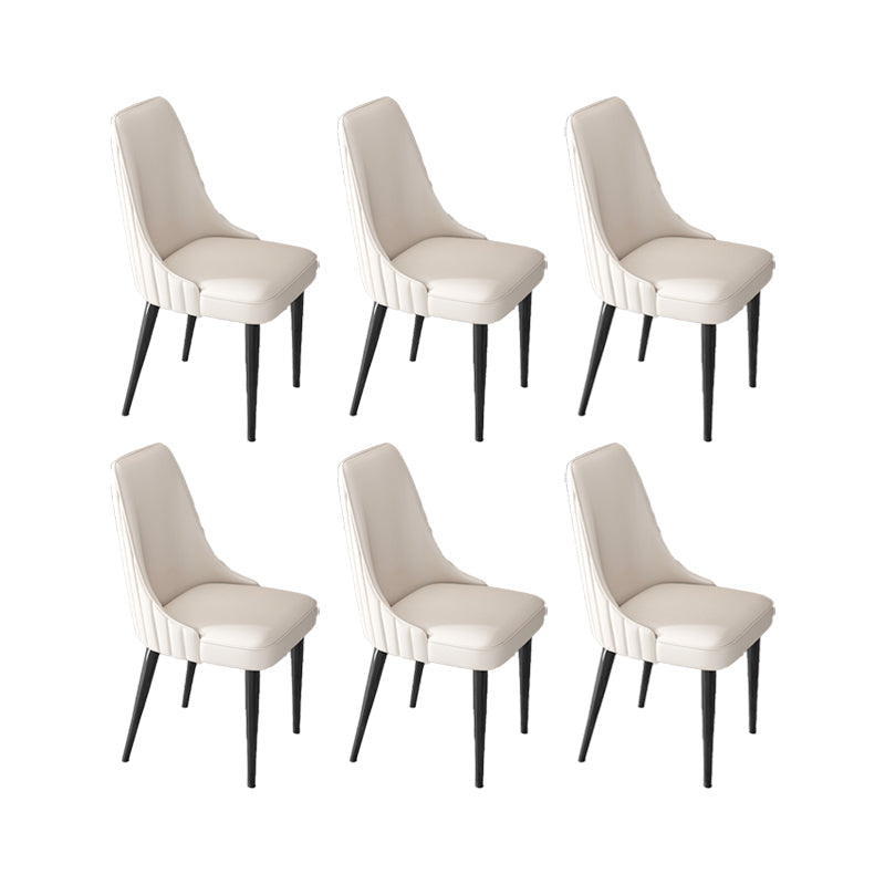 Silla de comedor de estilo glamorante silla de comedor de cuero para casa