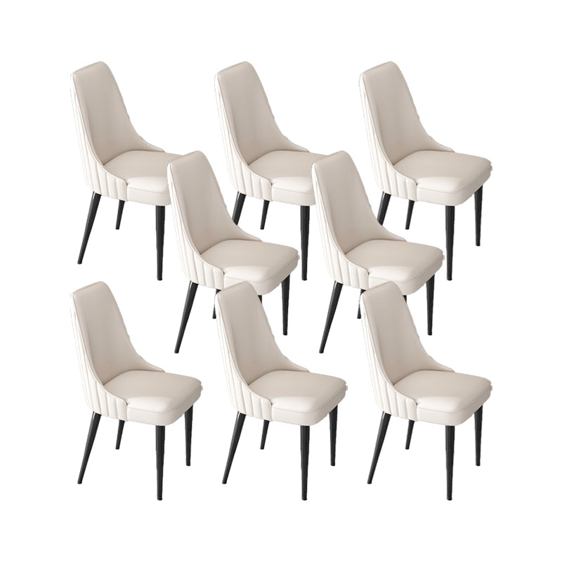 Silla de comedor de estilo glamorante silla de comedor de cuero para casa