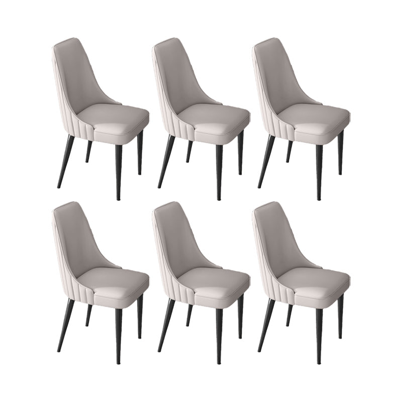 Silla de comedor de estilo glamorante silla de comedor de cuero para casa