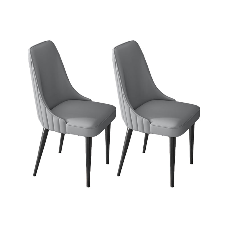 Silla de comedor de estilo glamorante silla de comedor de cuero para casa