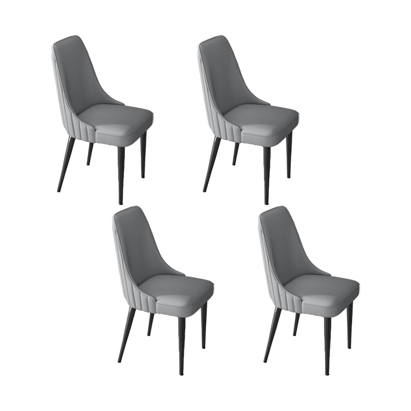 Silla de comedor de estilo glamorante silla de comedor de cuero para casa