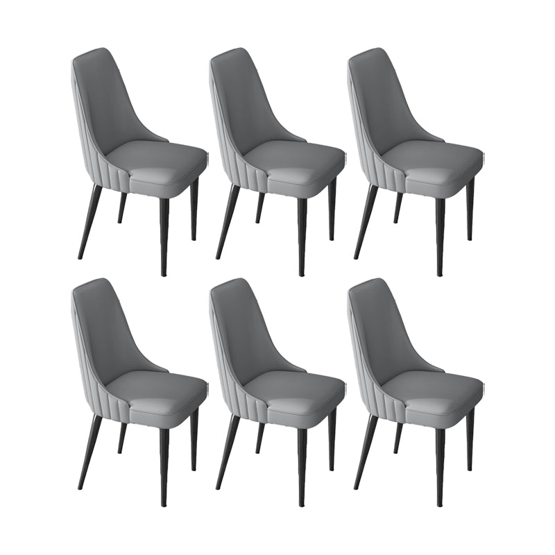 Silla de comedor de estilo glamorante silla de comedor de cuero para casa