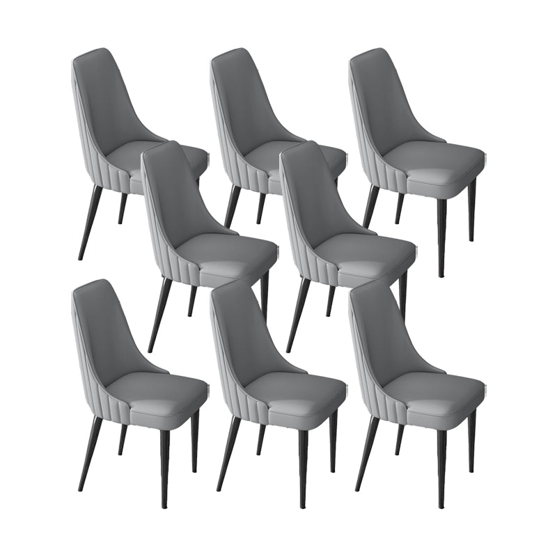 Silla de comedor de estilo glamorante silla de comedor de cuero para casa