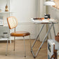 Industrial Dining Chair Leather Metal Base Dining Chair for Home Clearhalo 'Dining Chairs' 'Dining Tables & Seating' 'dining_chair' 'furn' 'furn_dining_chair' 'Furniture' 'Kitchen & Dining Furniture' 7014405
