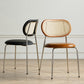 Industrial Dining Chair Leather Metal Base Dining Chair for Home Clearhalo 'Dining Chairs' 'Dining Tables & Seating' 'dining_chair' 'furn' 'furn_dining_chair' 'Furniture' 'Kitchen & Dining Furniture' 7014406