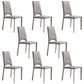 Modern Simple Side Chair Faux Leather Side Dining Chair for Home Use Grey 8 Piece Set Clearhalo 'Dining Chairs' 'Dining Tables & Seating' 'dining_chair' 'furn' 'furn_dining_chair' 'Furniture' 'Kitchen & Dining Furniture' 7014682