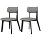 Modern Simple Side Chair Wooden Base Side Dining Chair for Home Use