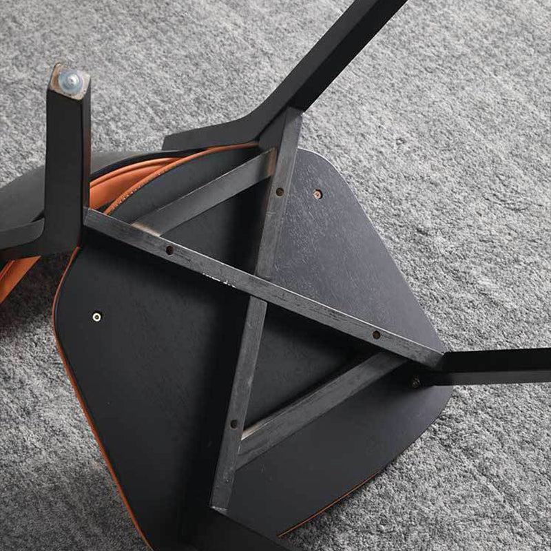 Modern Simple Side Chair Wooden Base Side Dining Chair for Home Use