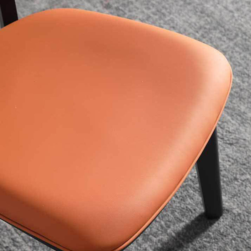 Modern Simple Side Chair Wooden Base Side Dining Chair for Home Use