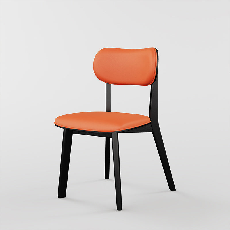 Modern Simple Side Chair Wooden Base Side Dining Chair for Home Use