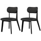Modern Simple Side Chair Wooden Base Side Dining Chair for Home Use