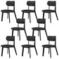 Modern Simple Side Chair Wooden Base Side Dining Chair for Home Use