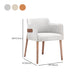 Modern Simple Arm Chair Wooden Base Dining Arm Chair for Living Room Clearhalo 'Dining Chairs' 'Dining Tables & Seating' 'dining_chair' 'furn' 'furn_dining_chair' 'Furniture' 'Kitchen & Dining Furniture' 7014753