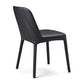Faux Leather Kitchen Dining Chairs Parsons Chairs with Metal Base
