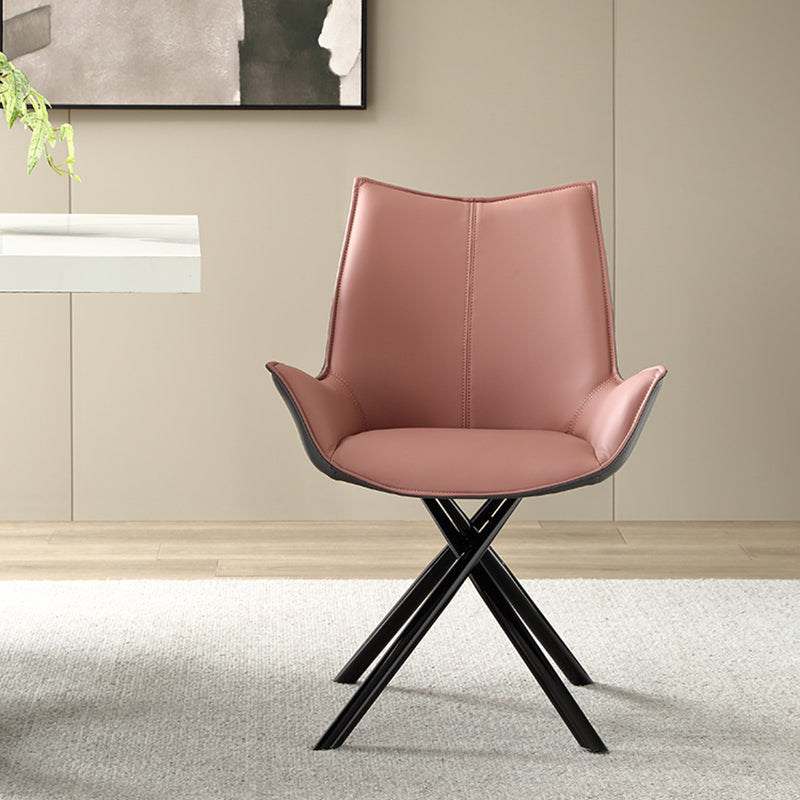 Chaise de bras de style industriel chaise du bras à manger rembourré pour le salon