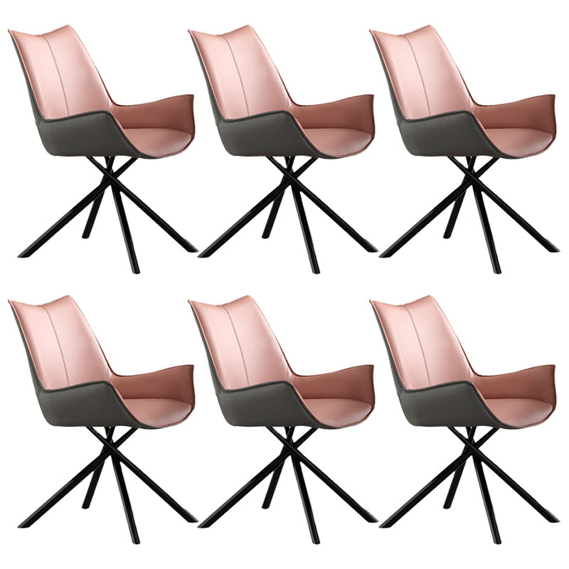 Chaise de bras de style industriel chaise du bras à manger rembourré pour le salon