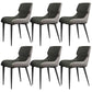 Modern Simple Side Chair Leather Side Dining Chair for Living Room Blackish Green 6 Piece Set Clearhalo 'Dining Chairs' 'Dining Tables & Seating' 'dining_chair' 'furn' 'furn_dining_chair' 'Furniture' 'Kitchen & Dining Furniture' 7014845