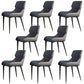 Modern Simple Side Chair Leather Side Dining Chair for Living Room Blue 8 Piece Set Clearhalo 'Dining Chairs' 'Dining Tables & Seating' 'dining_chair' 'furn' 'furn_dining_chair' 'Furniture' 'Kitchen & Dining Furniture' 7014871