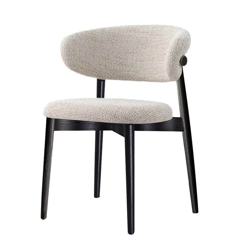 Chaise latéral simple moderne chaise de salle à manger côté cadre en bois pour salon