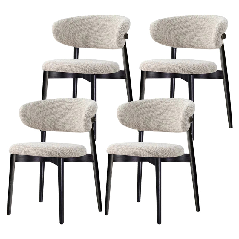 Chaise latéral simple moderne chaise de salle à manger côté cadre en bois pour salon