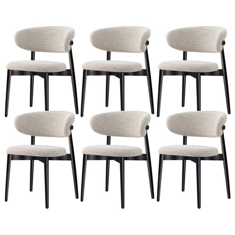 Chaise latéral simple moderne chaise de salle à manger côté cadre en bois pour salon