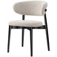 Chaise latéral simple moderne chaise de salle à manger côté cadre en bois pour salon