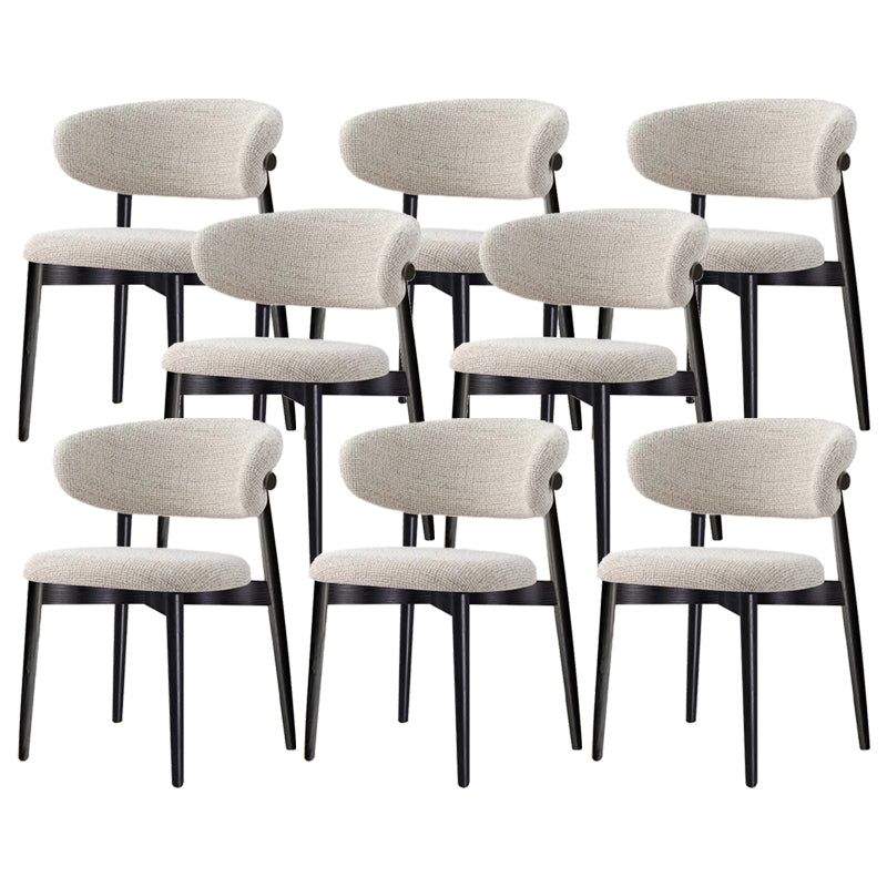 Chaise latéral simple moderne chaise de salle à manger côté cadre en bois pour salon