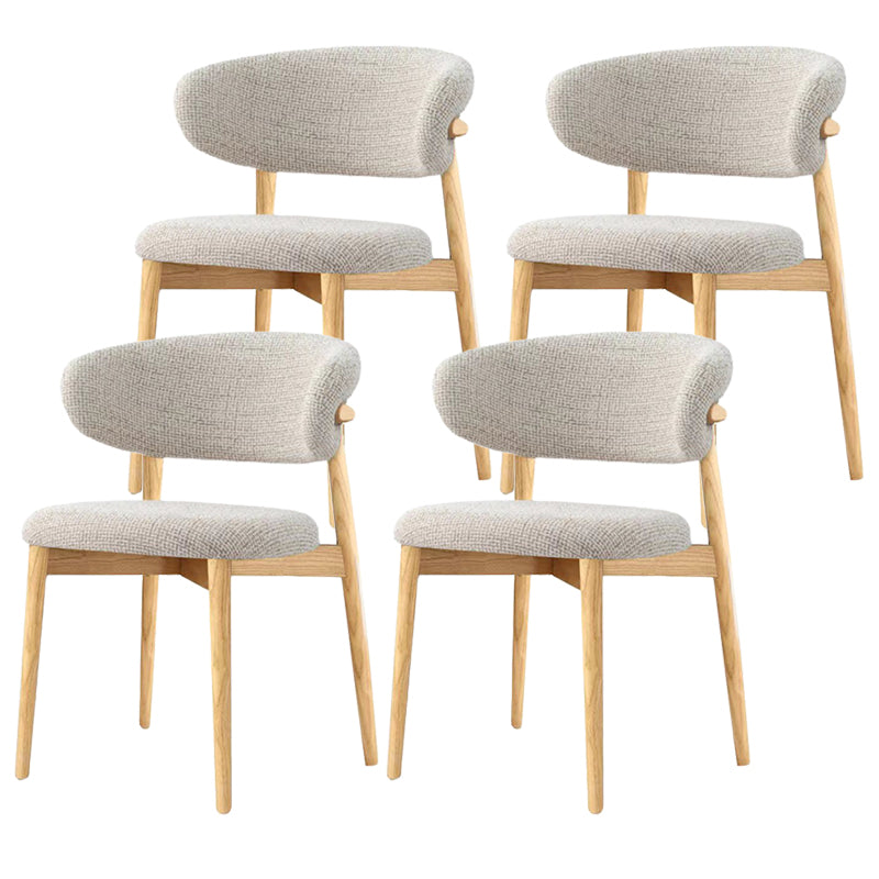 Chaise latéral simple moderne chaise de salle à manger côté cadre en bois pour salon