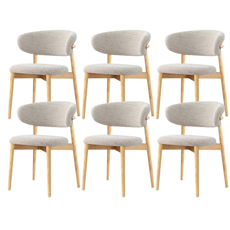 Chaise latéral simple moderne chaise de salle à manger côté cadre en bois pour salon