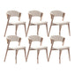 Modern Simple Side Chair Faux Leather Side Dining Chair for Bedroom 6 Piece Set Clearhalo 'Dining Chairs' 'Dining Tables & Seating' 'dining_chair' 'furn' 'furn_dining_chair' 'Furniture' 'Kitchen & Dining Furniture' 7015019