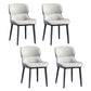 Modern Simple Side Chair Faux Leather Dining Chair for Living Room