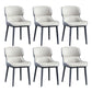Modern Simple Side Chair Faux Leather Dining Chair for Living Room