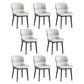 Modern Simple Side Chair Faux Leather Dining Chair for Living Room