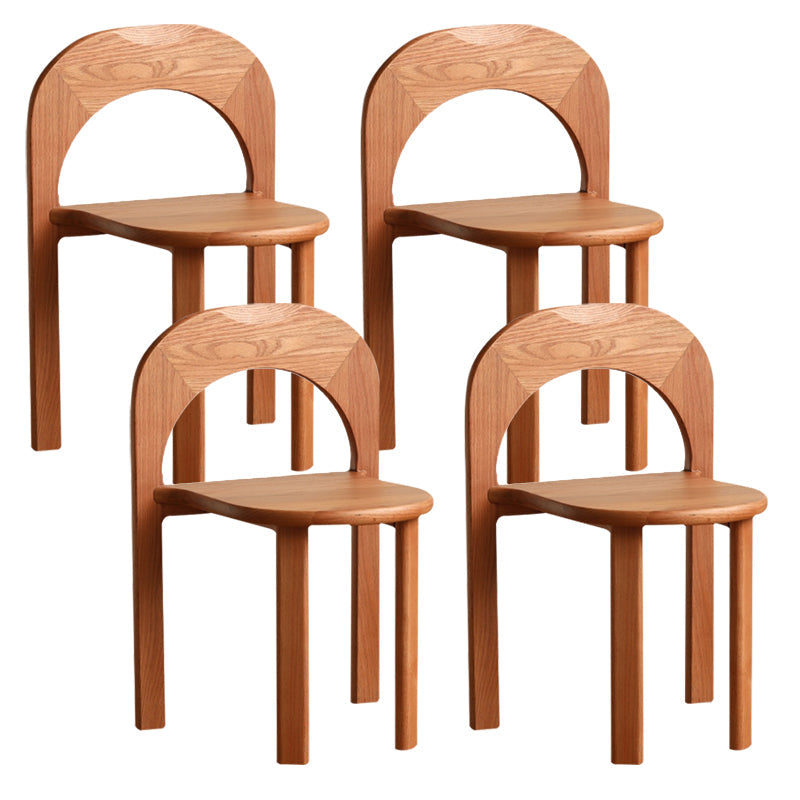 Industrial Style Side Chair Solid Wood Dining Chair for Living Room Cherry Wood 4 Piece Set Clearhalo 'Dining Chairs' 'Dining Tables & Seating' 'dining_chair' 'furn' 'furn_dining_chair' 'Furniture' 'Kitchen & Dining Furniture' 7015218