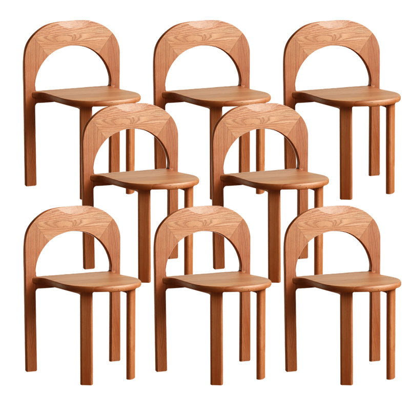 Industrial Style Side Chair Solid Wood Dining Chair for Living Room Cherry Wood 8 Piece Set Clearhalo 'Dining Chairs' 'Dining Tables & Seating' 'dining_chair' 'furn' 'furn_dining_chair' 'Furniture' 'Kitchen & Dining Furniture' 7015223