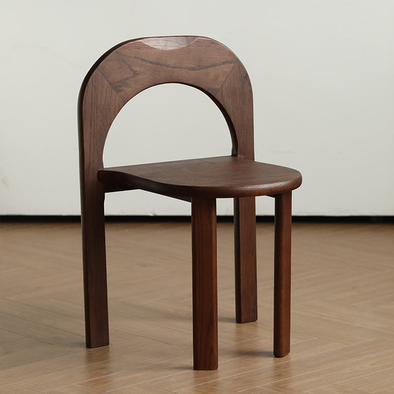 Industrial Style Side Chair Solid Wood Dining Chair for Living Room Nut-Brown 1 Piece Clearhalo 'Dining Chairs' 'Dining Tables & Seating' 'dining_chair' 'furn' 'furn_dining_chair' 'Furniture' 'Kitchen & Dining Furniture' 7015224