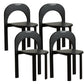 Industrial Style Side Chair Solid Wood Dining Chair for Living Room Black 4 Piece Set Clearhalo 'Dining Chairs' 'Dining Tables & Seating' 'dining_chair' 'furn' 'furn_dining_chair' 'Furniture' 'Kitchen & Dining Furniture' 7015234
