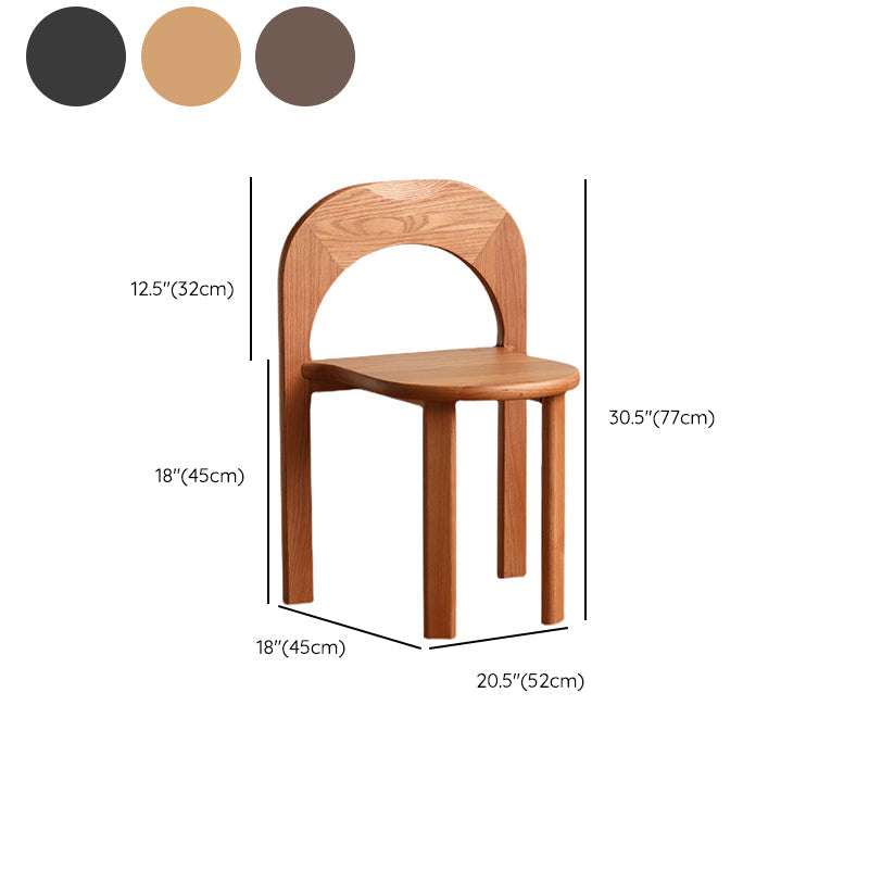 Industrial Style Side Chair Solid Wood Dining Chair for Living Room Clearhalo 'Dining Chairs' 'Dining Tables & Seating' 'dining_chair' 'furn' 'furn_dining_chair' 'Furniture' 'Kitchen & Dining Furniture' 7015237